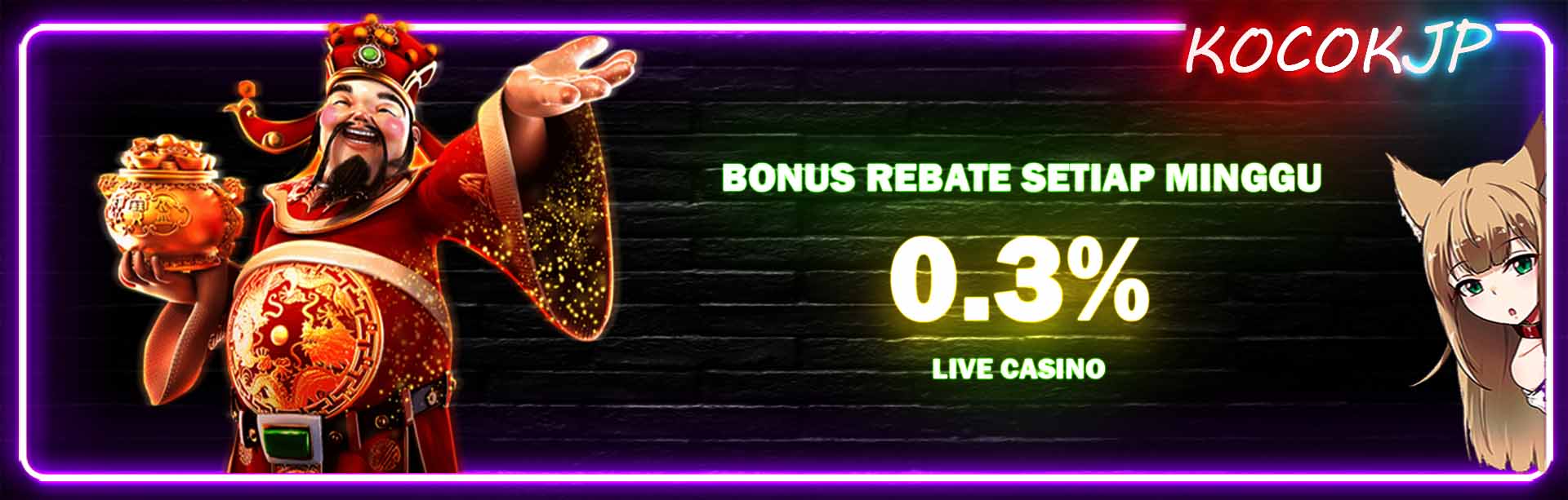 Rebate Bonus Live Casino Online KocokJP